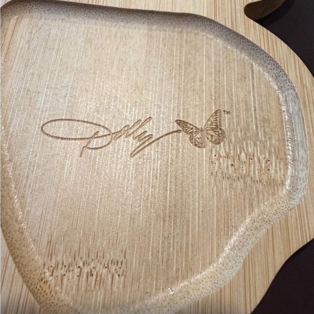 Dolly Parton Butterfly Bamboo Tray - Picture 2 of 6